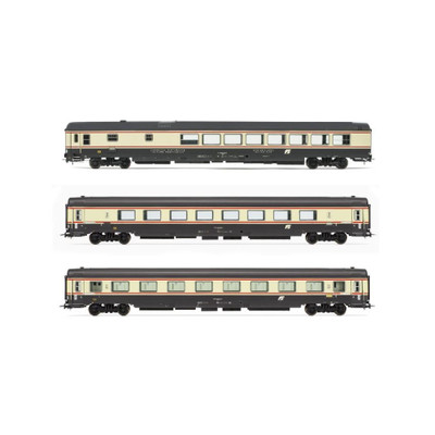 FS 3-EINHEITEN PETRUZZELLI MILANO-BARI C FLAGGE LIVERY EPOCHE V 1:87 Rivarossi Zug