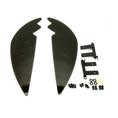 Show Chrome Black Lower Wind Deflectors 52-934LBK