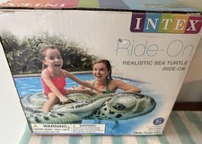 Intex Realistic Sea Turtle Inflatable Ride On New