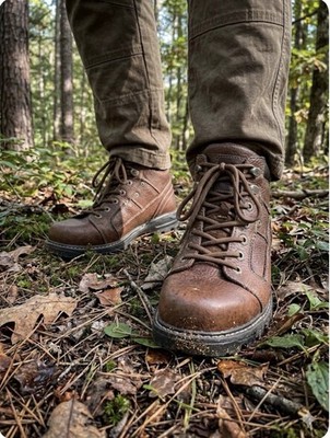 GBX Tundra Leather Work Boot, Men s 8.5M, Brown