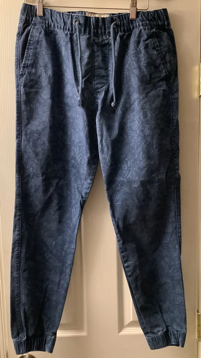 hollister denim jogger pants