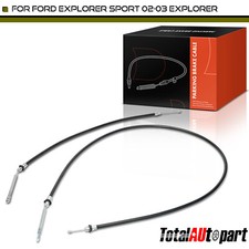 2x Parking Brake Cable For Ford Explorer Sport 02-03 Explorer 2005 Rear Lh Rh