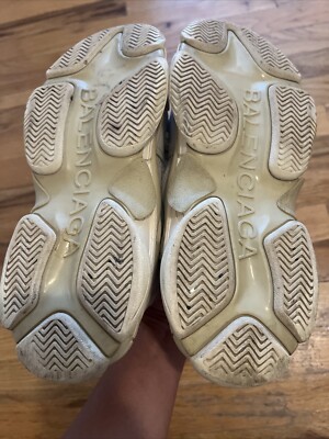 Authentic Women's Balenciaga White Triple S Sneakers Size 37 | eBay