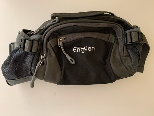 ENGYEN Waist bag, Fanny pack, Adjustable strap, Adjustable water bottle holder