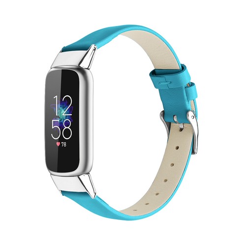 For Fitbit Luxe Genuine Leather Replacement Watch Wrist Band Strap Bracelet Loop - Picture 29 of 47