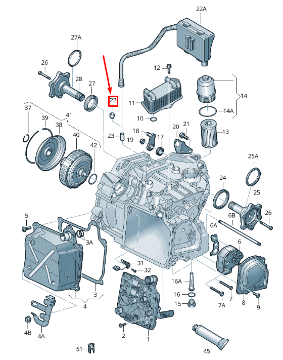 NOUVEAU VOLKSWAGEN CADDY 2K MK3 LIGNE DE LOCATION 02E301472D ORIGINAL