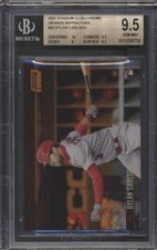 2021 Stadium Club Chrome Orange Ref #50 Dylan Carlson /25 BGS 9.5 10 Sub e10