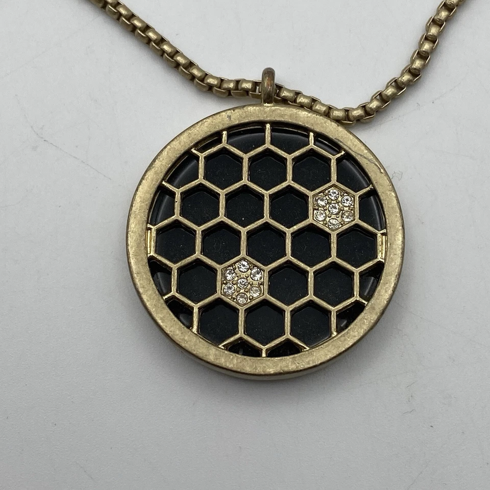 Colar feminino de abelhas em favo de mel ~ Cookie Lee - Imagem 2 de 4