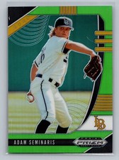2020 Panini Prizm Draft Picks #PDP141 Adam Seminaris Lime Green Prizm #/75