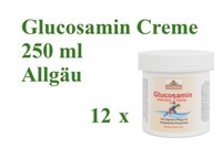 12 X Glucosamin Creme 250Ml - AllgäU