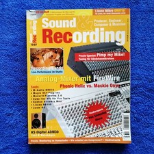 Sound & Recording 06-2007 mit CD, Mackie Onyx, Zoom H4, KS Digital ADM30