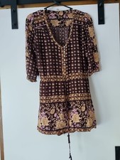 SPELL & THE GYPSY Desert Rose Mini Dress Boho Gown Romper Convert Size XS SP2
