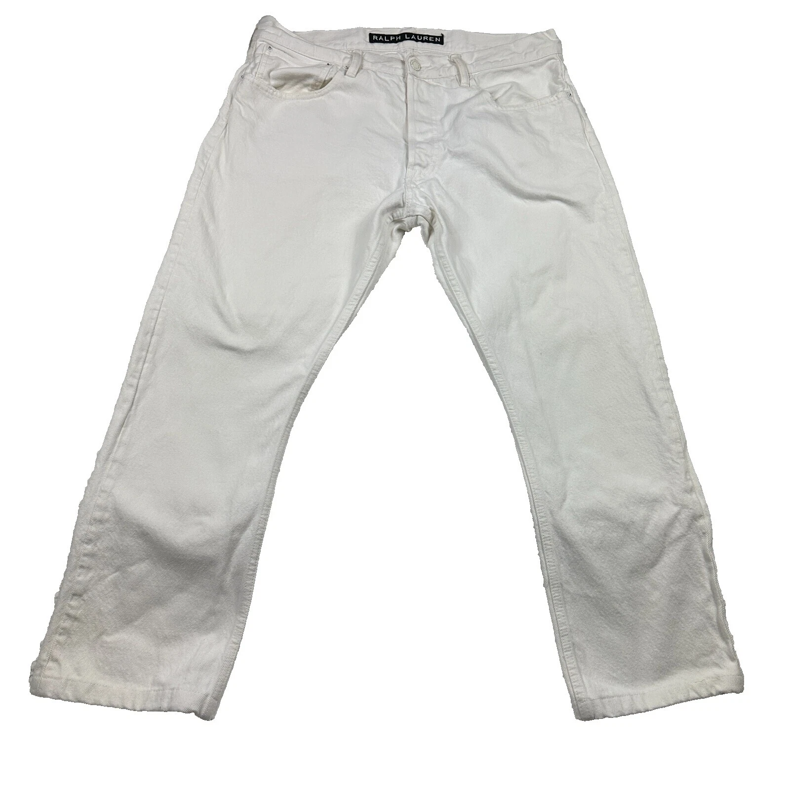 Pantalones Vaqueros Para Hombres Ralph Lauren Blanco