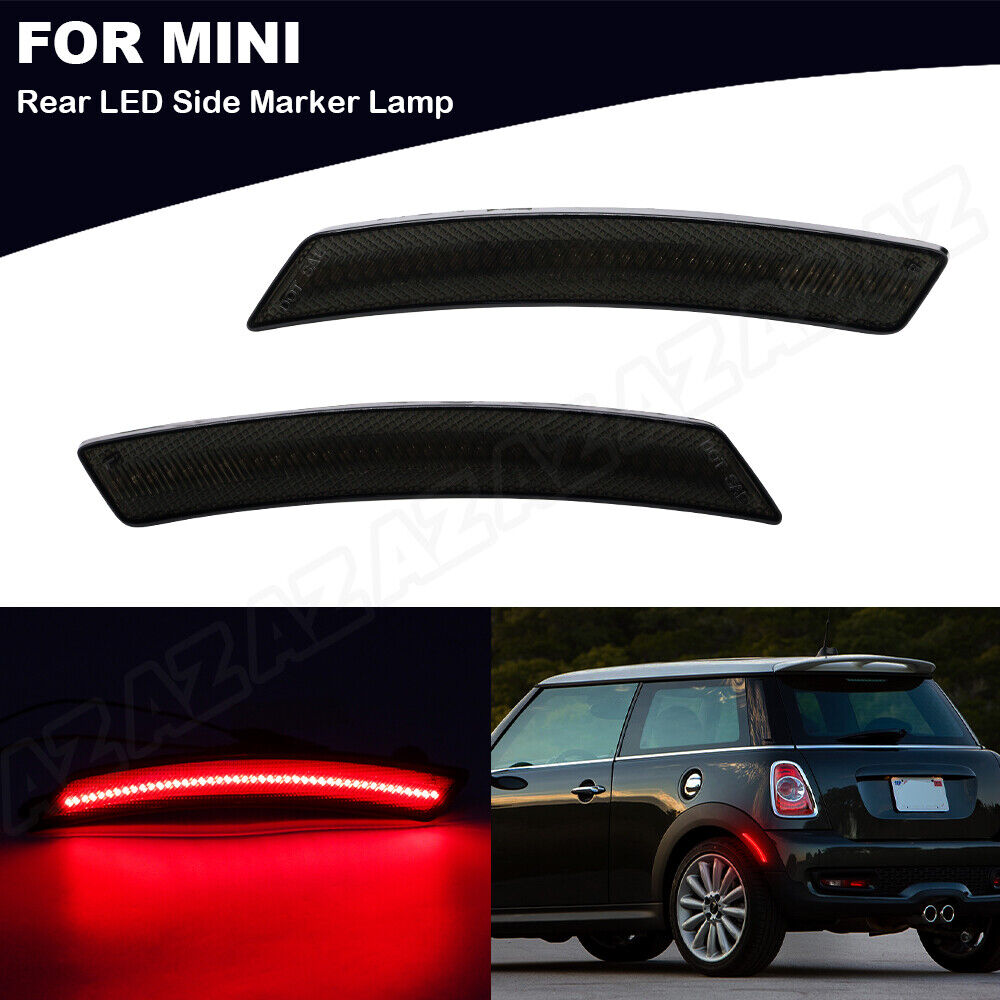 Rear Wheel Arch LED Side Marker Lights For 2nd Gen 2007-2015 Mini Cooper R55 R56