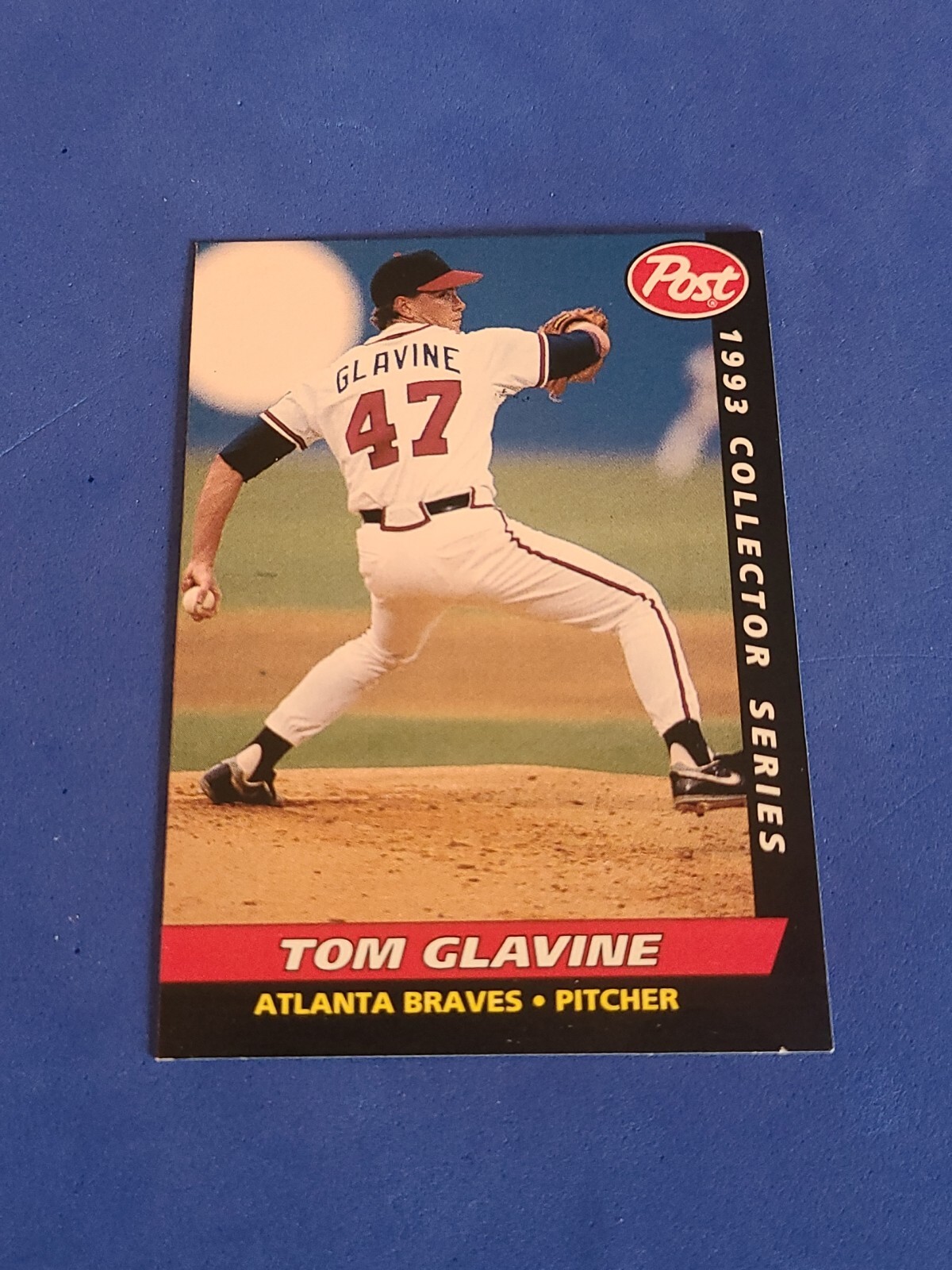 1993 Tom Glavine Post Cereal #21 Atlanta Braves