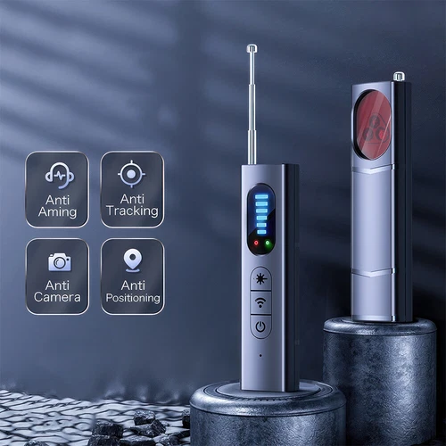 4xWanzen Detektor RF Versteckte Kamera Finder Wanzenfinder GPS Anti-Spy-Detektor - Bild 6 von 22