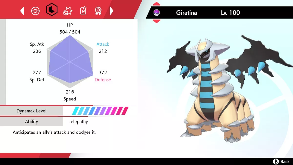 Shiny Giratina ✨ 6IV Legendary Max Stats ✨Pokemon Legends Arceus