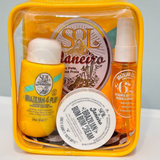 New 3PC Sol de Janeiro Brazilian Bum Bum Jet travel Set Cream Wash perfume Mist