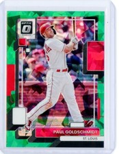 2022 Panini Donruss Optic Green Cracked Ice FOTL PAUL GOLDSCHMIDT Cardinals  2/7