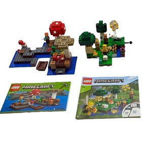 Lot LEGO Minecraft sets 21165 21113 21129 21177 complete/w Instruction manuals