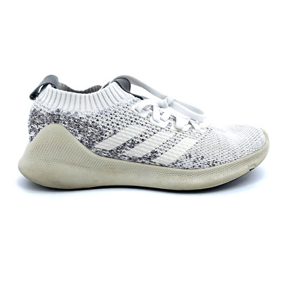 Women s 8 Adidas Purebounce+ Plus F36688 White Running Shoes Sneakers Low Top