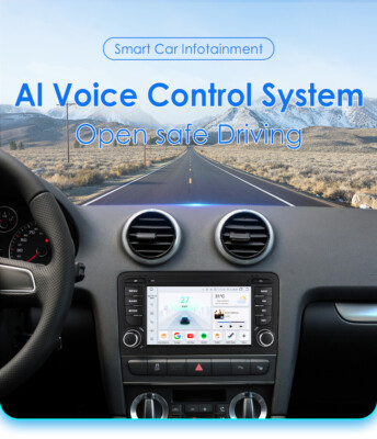 Hizpo 7'' Octa Core 64GB Android 12 Autoradio GPS Navi Für Audi A3 S3 RS3 8P 8PA