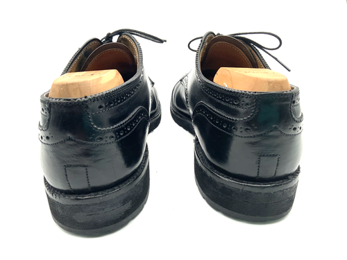 ALDEN 8.5B/D Medaglione Nero Cap Toe Shell Cordovan - Foto 14 di 19