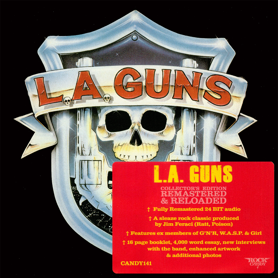 L.A. Guns 1st Album US Ori. レコード シュリンク付 L.A. Guns ~ LA Guns (1988) CD 2012 Rock Candy Records UK •• NEW