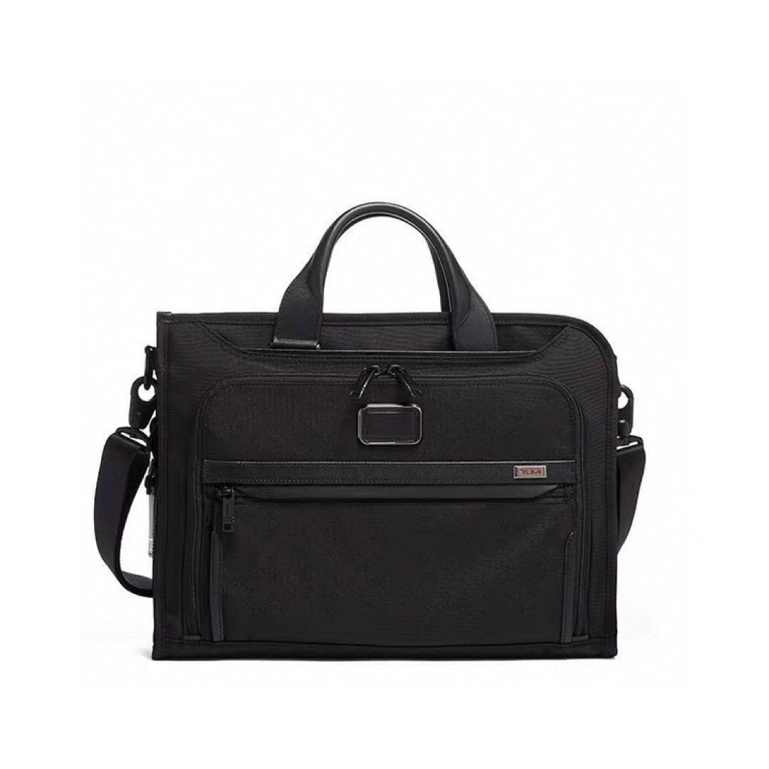 TUMI ALPHA3 Brief case Shoulder Black 2603110 Nylon Leather TUMI ALPHA3 Brief case Shoulder Black 2603110 Nylon Leather
