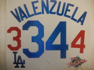 dodgers red numbers for sale