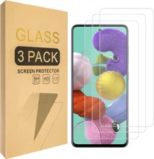 3 Pack Tempered Glass For Samsung A12/A32/A22/A42/K51/A13/A03S/Moto G Play 2021