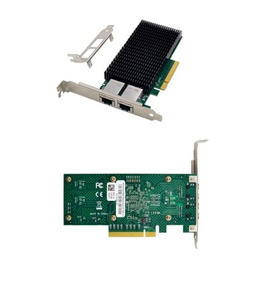 PCIe x8 X540-T2 Dual- 10G RJ45 Copper Server NIC Chipset: Intel X540-AT2