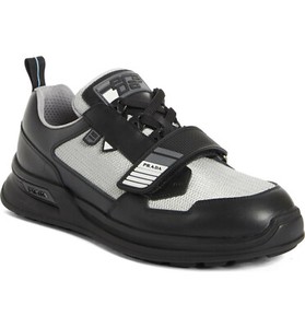 mens prada strap sneakers