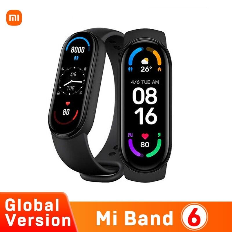 Xiaomi Mi Band 6 1.56" AMOLED Smart Watch Fitness Tracker Global Version