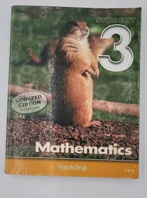 Purposeful Design Math Student Textbook Workbook 2005 Grade 3 ACSI