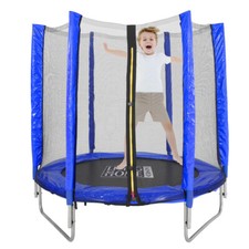 5FT Kids Children's Trampoline with Safety Enclosure Net Indoor Outdoor Fitness