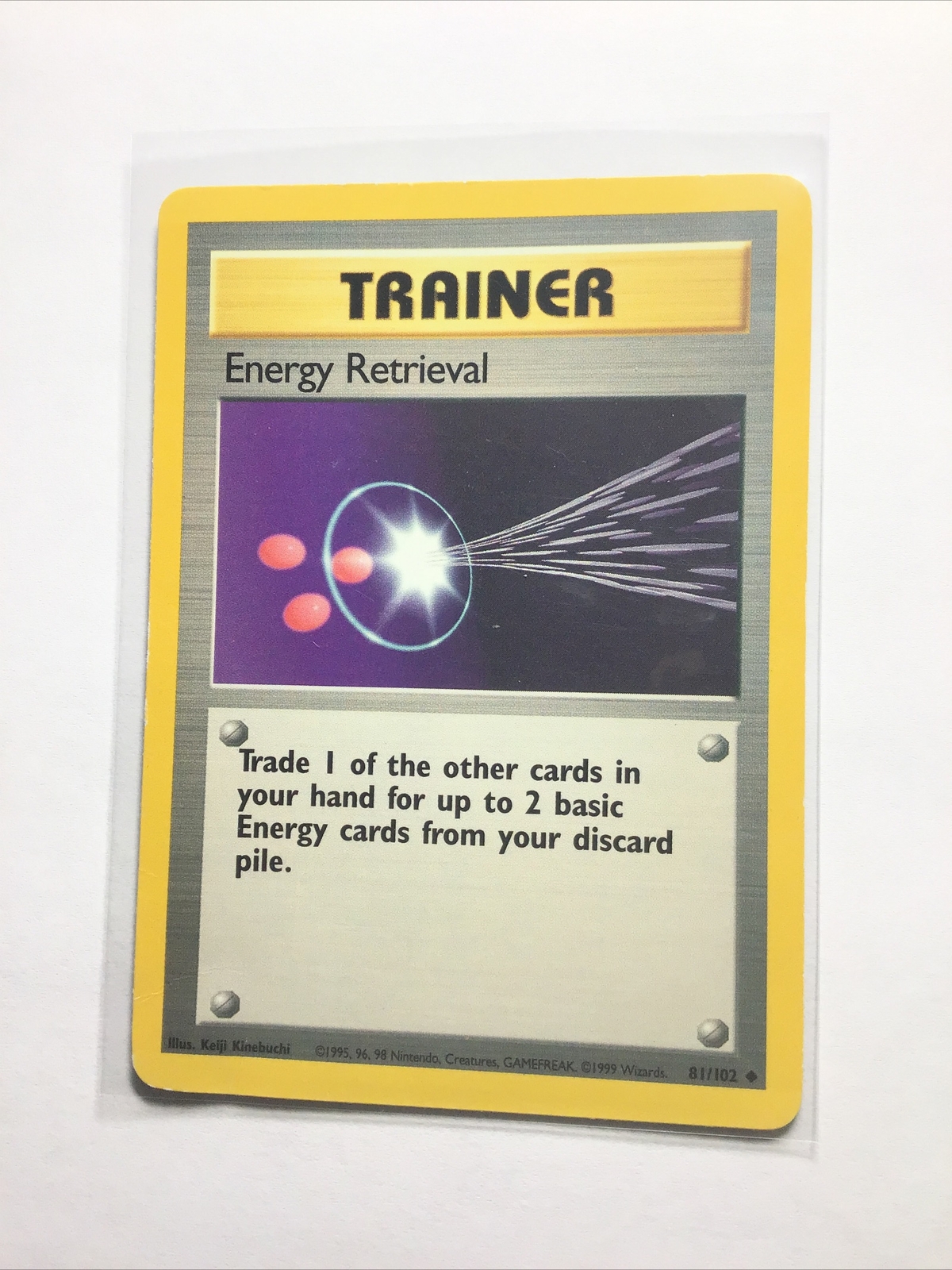 ENERGY RETRIEVAL - 81/102 - Base Set - Pokemon Card - PL