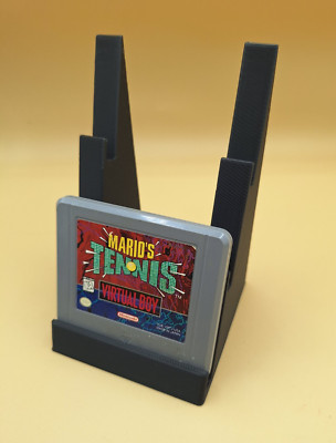 Virtual Boy Cartridge Display Stand, Tiered, Options Up To 5 Carts, 3D Printed