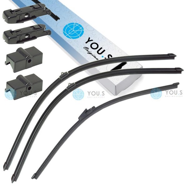 You.S Original Scheibenwischer SET Vorne + Hinten FüR VW Touran (1T1, 1T2)-image