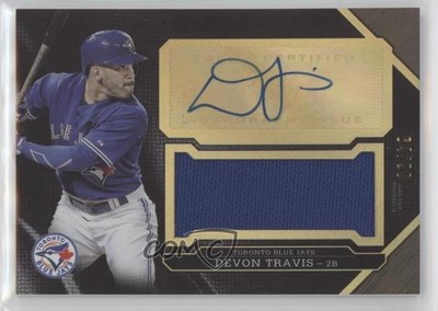 2016 Topps Triple Threads Unity Jumbo Relics /99 Devon Travis #UAJR-DTR Auto
