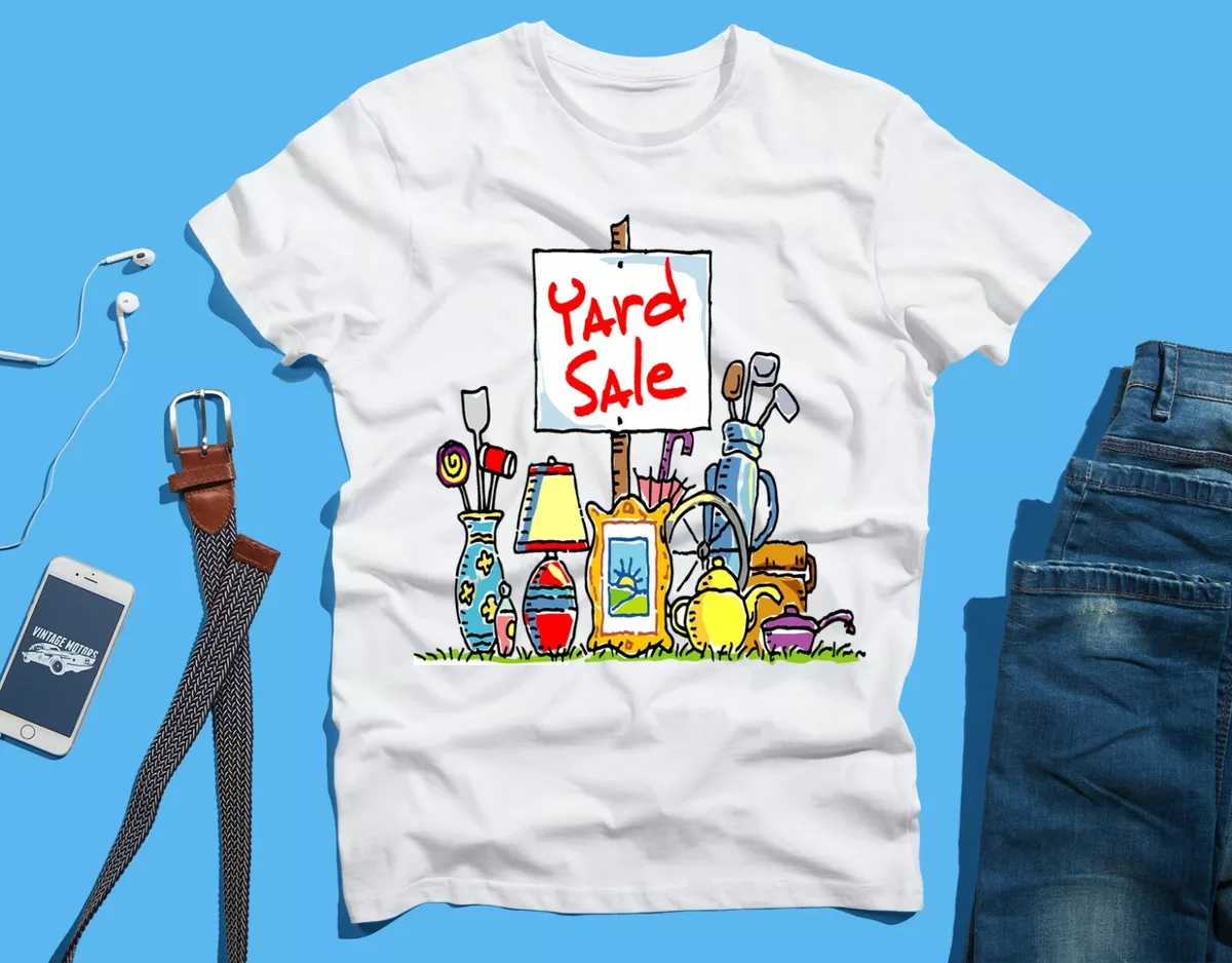 Flea Market Yard Sale FUNNY Novelty T SHIRT Tee