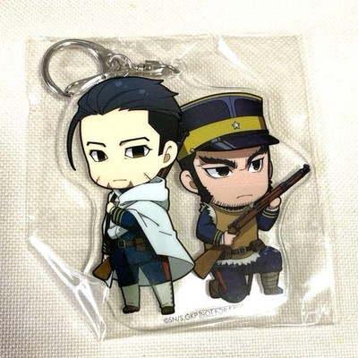 Original drawing Ni-ki character acrylic Keyholder Ogata & Tanigaki