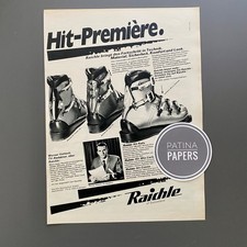 1970 Raichle of Switzerland Ski Skischuhe Werner Vetterli Vintage Ad Werbung