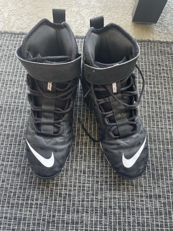 Size 11.5 Nike Force Fastflex Football Cleats Black