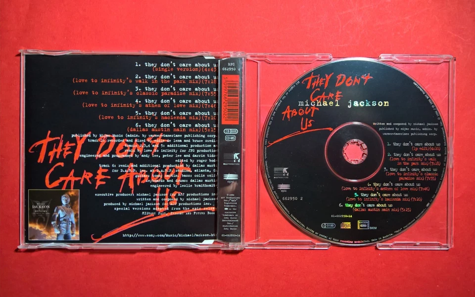 Michael Jackson (maxi CD) They Don't Care About Us - Bild 2 von 2