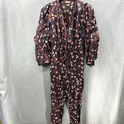 Ulla Johnson Jumpsuit Womens 2 Delphine Floral Romper Cottagecore Quiet Luxury