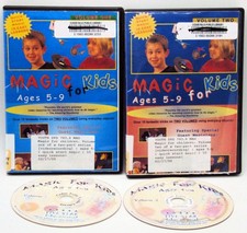 MAGIC TRICKS FOR KIDS 5-9 Volume 1  2 DVD-R Magician Lessons Instructions OOP