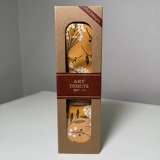 NIB Art Tribute Camera Strap - Yellow Mustard White Flower Floral