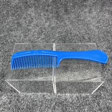 Blue Goody Full Size 8.5 Curved Super Comb Vintage