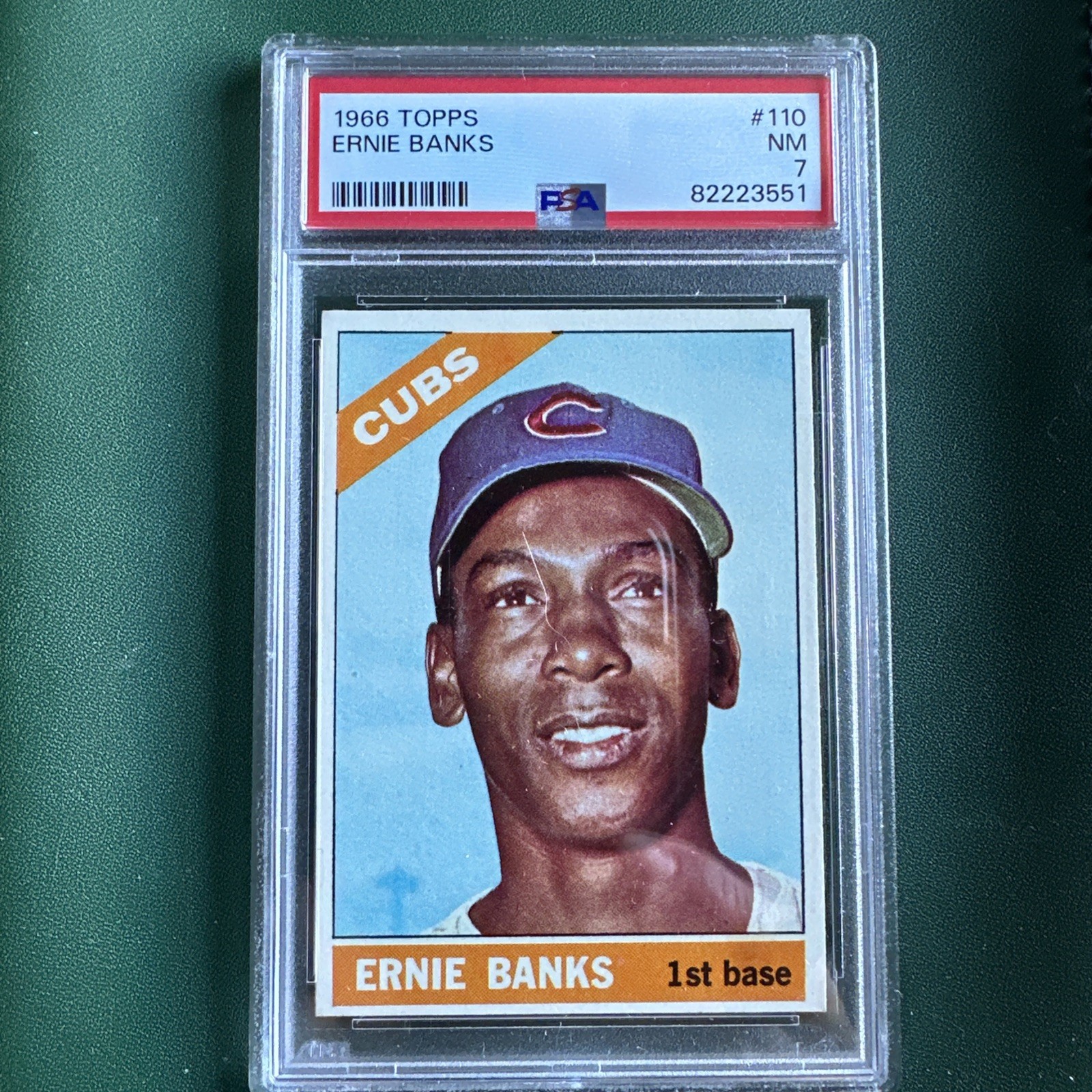 1966 Topps Ernie Banks #110 PSA 7